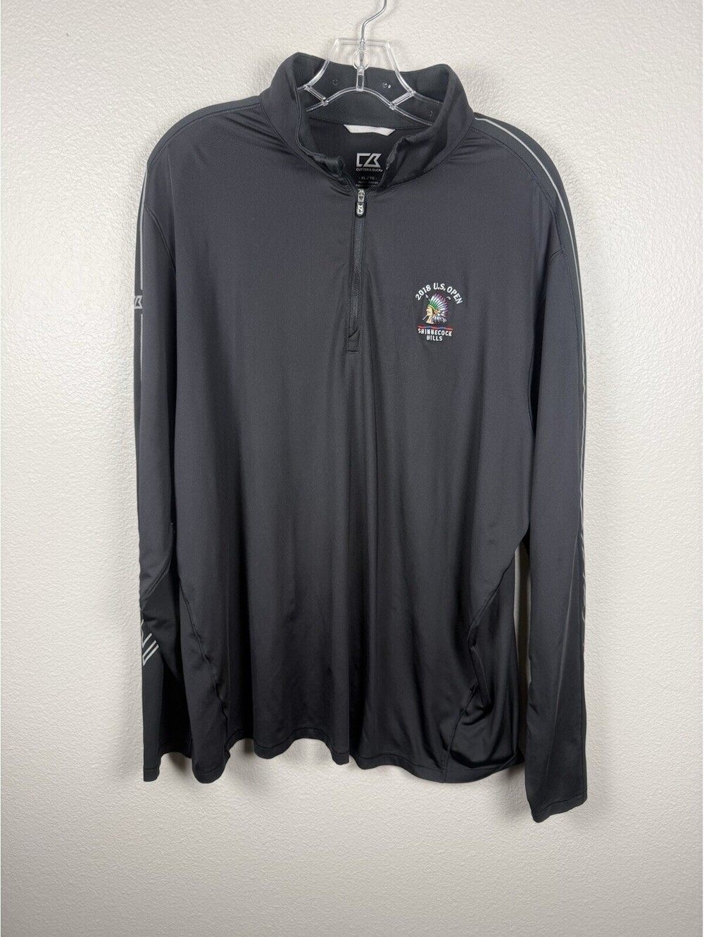 Cutter & Buck 2018 US Open Shinnecock Hills 1/4 Zip Pullover XL DryTec NWOT